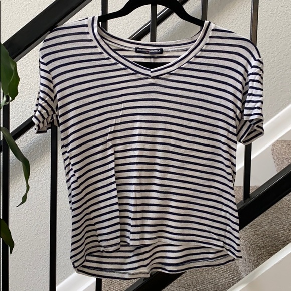 Navy/White Stripped Top - Picture 1 of 1